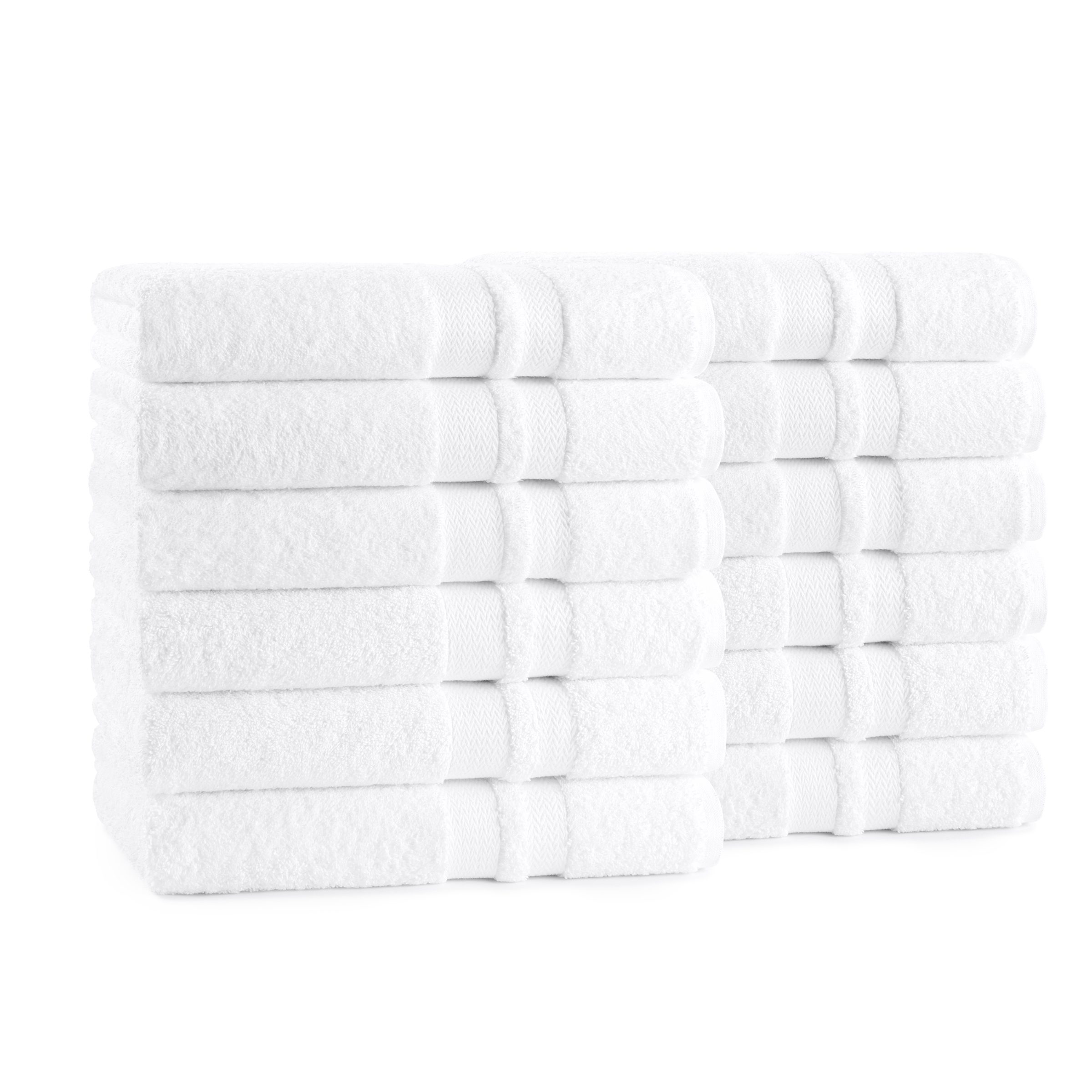 Bar Towels Heavyweight Cotton Terry 14x16 White