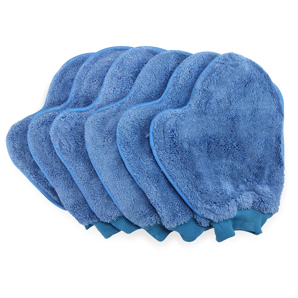 Unique Bargains Dusting Cleaning Gloves Microfiber Mitten For