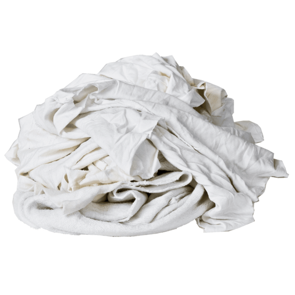 White T-shirt Material – Cleaning Supplies – Monarch Brands