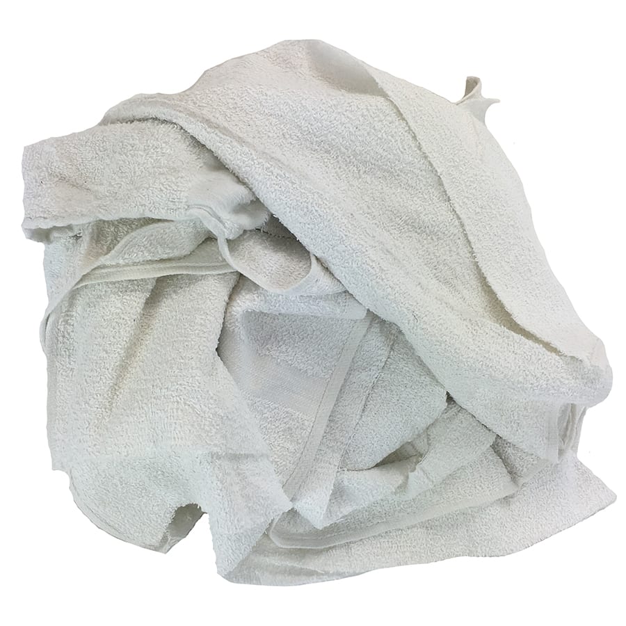 Recycled White Terry Cloth Mix – All Rags