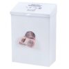 Scensibles® Combination Dispenser Receptacles - White Metal, 11" x 8" x 4"